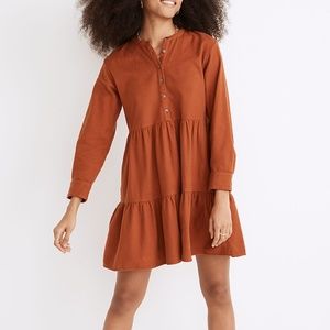 Madewell Flannel Mini Dress